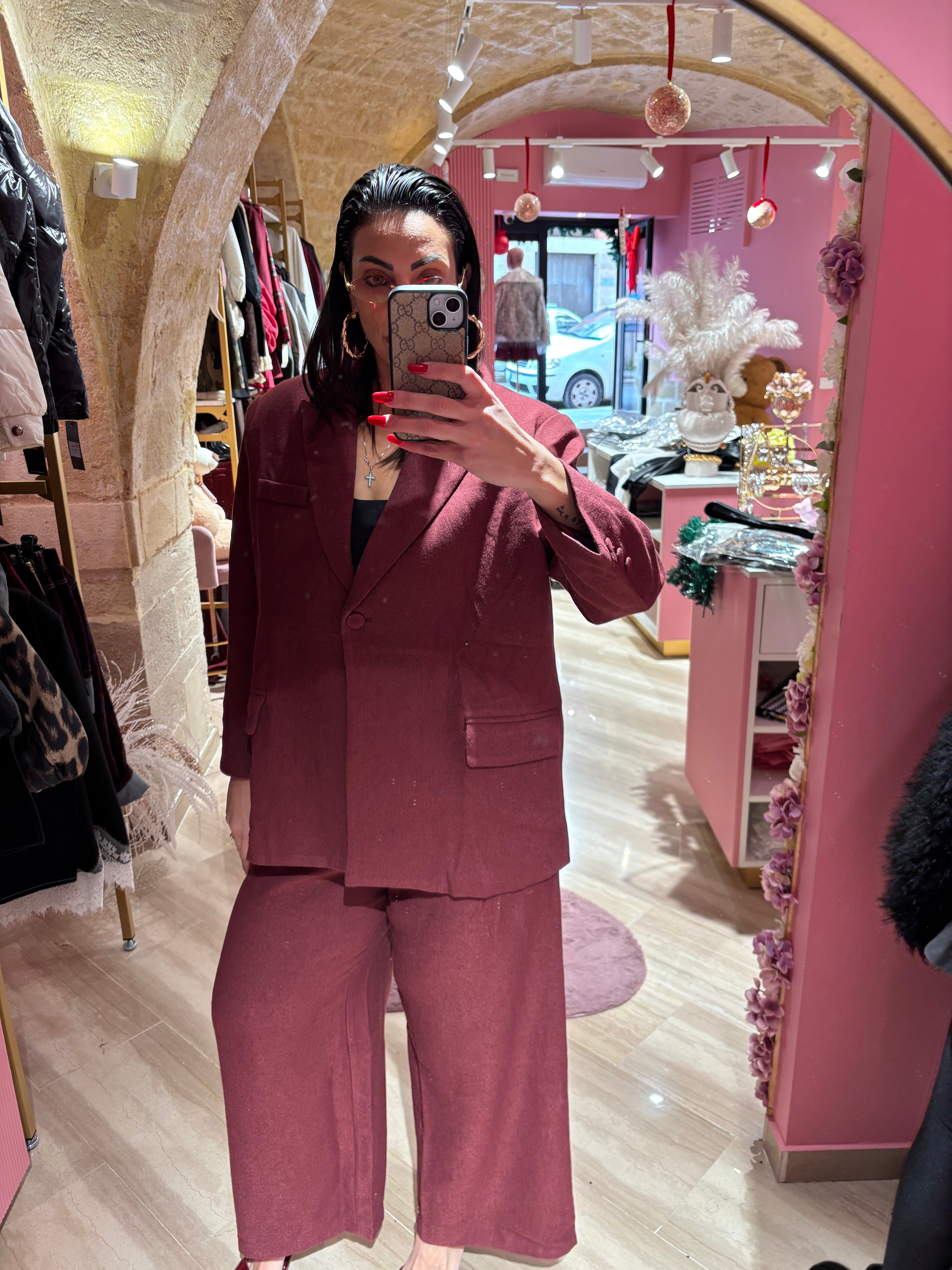 Tailleur bordeux by mochy