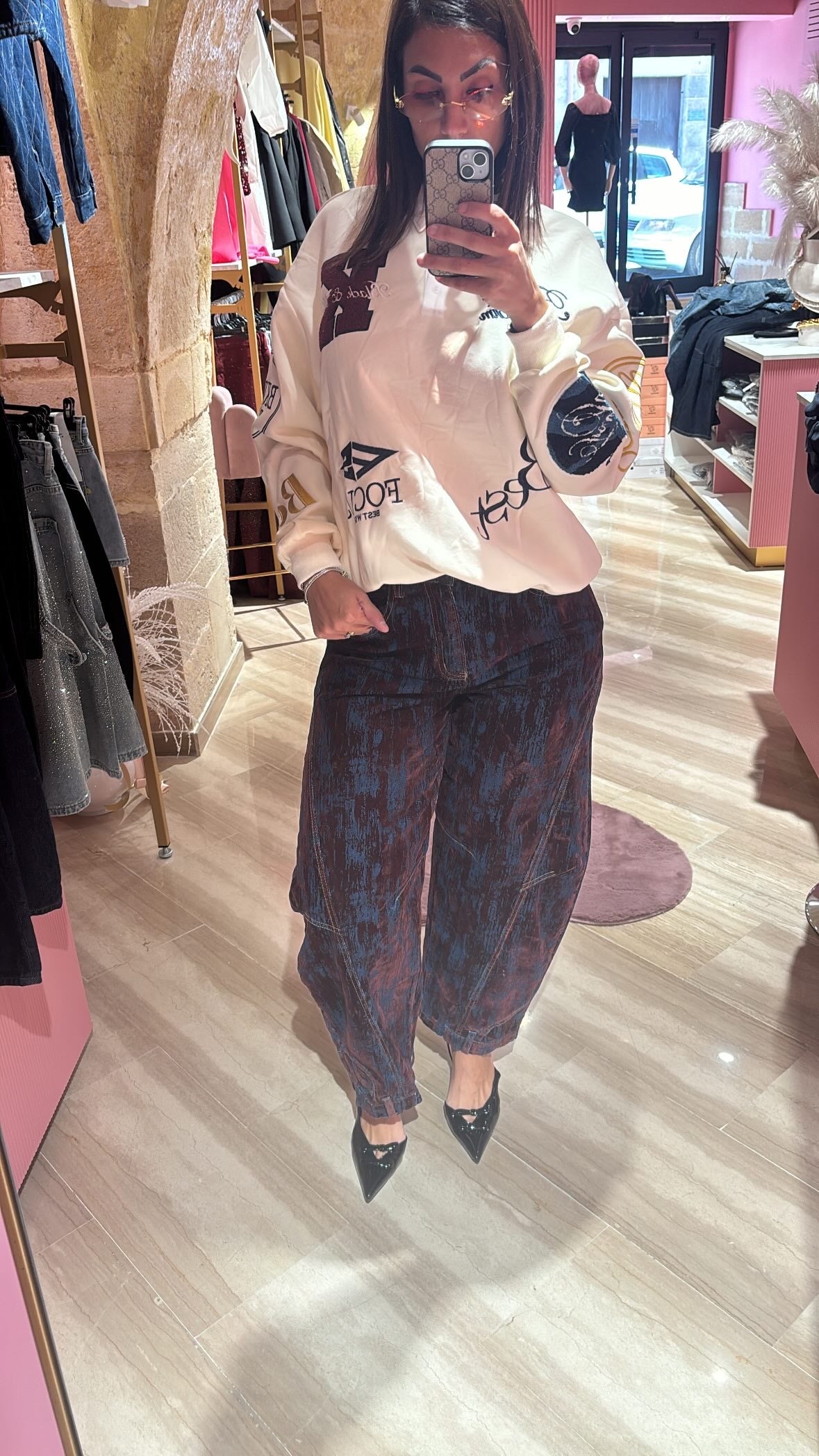 JEANS BORDO' DI VELLUTO