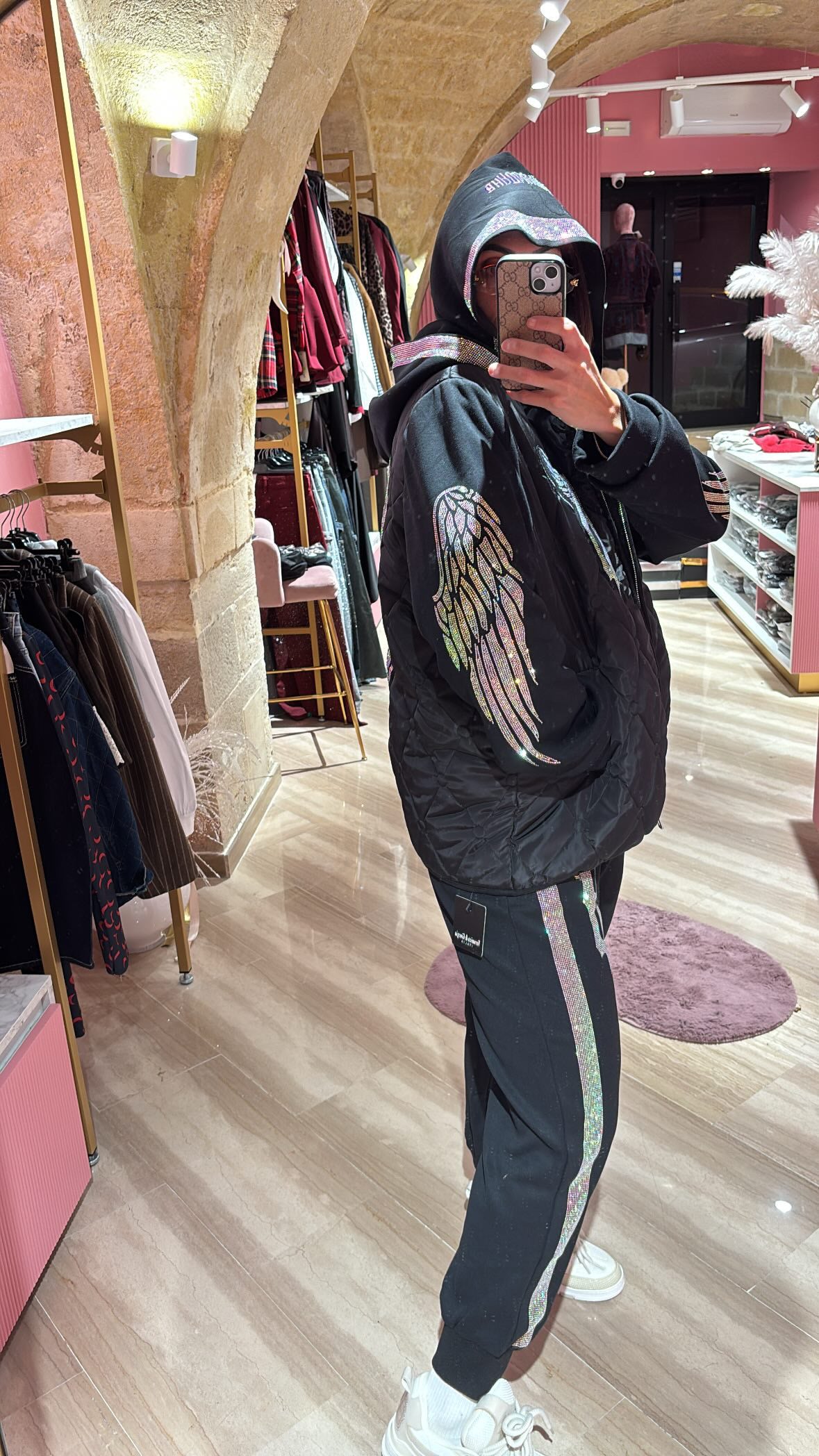 Coordinato ali Swarovski