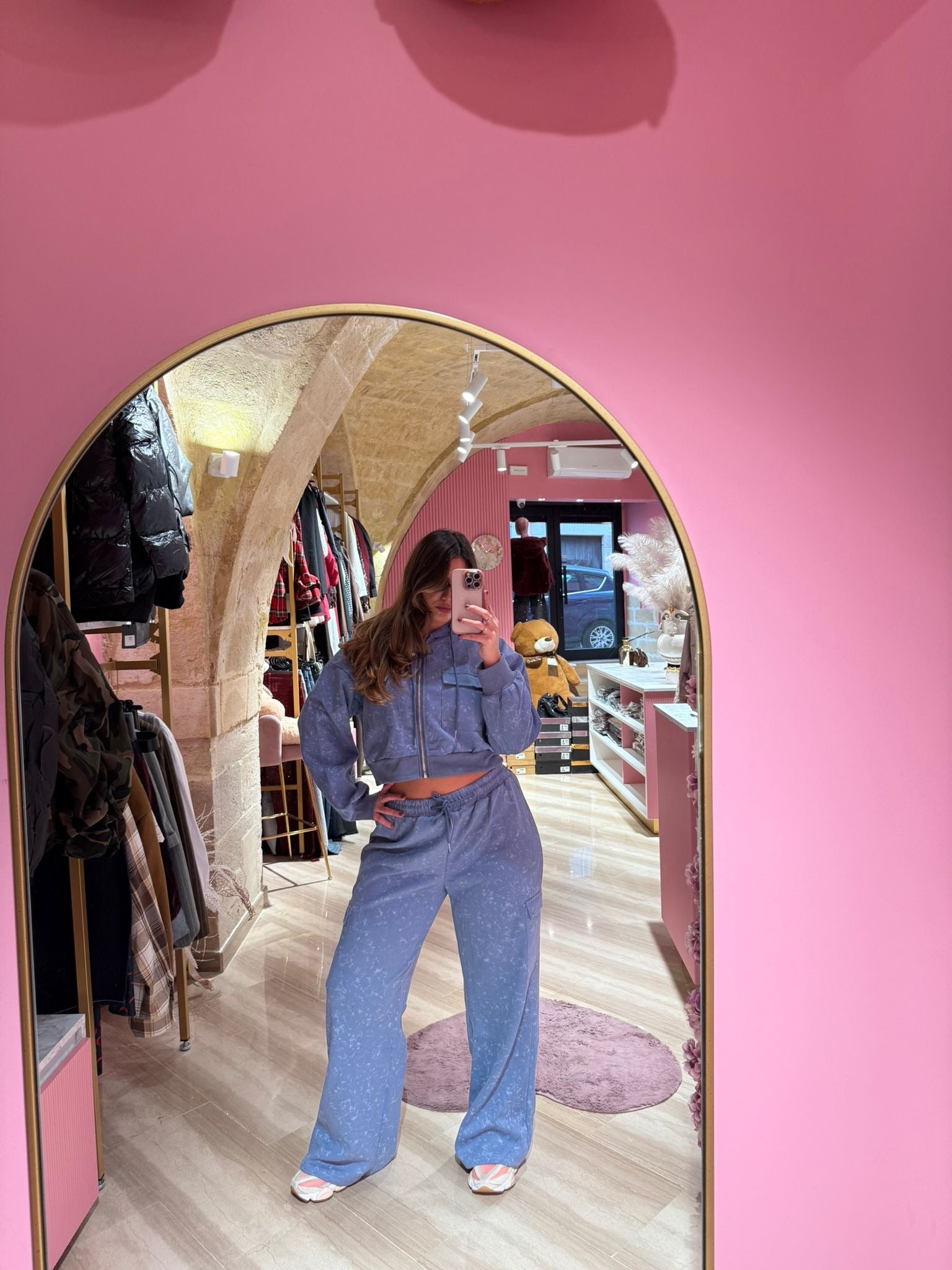 Coordinato di tuta sfumato