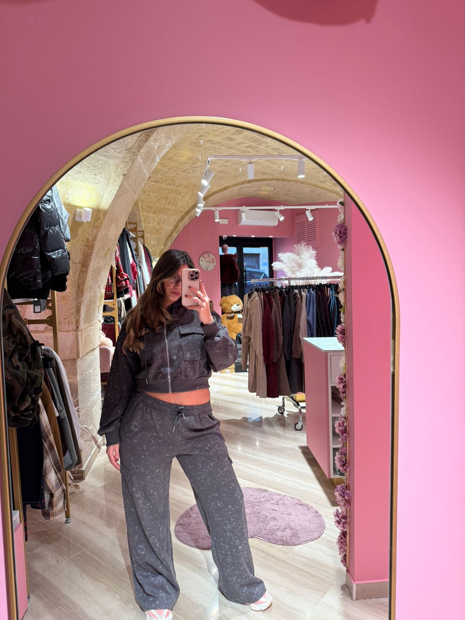 Coordinato di tuta sfumato