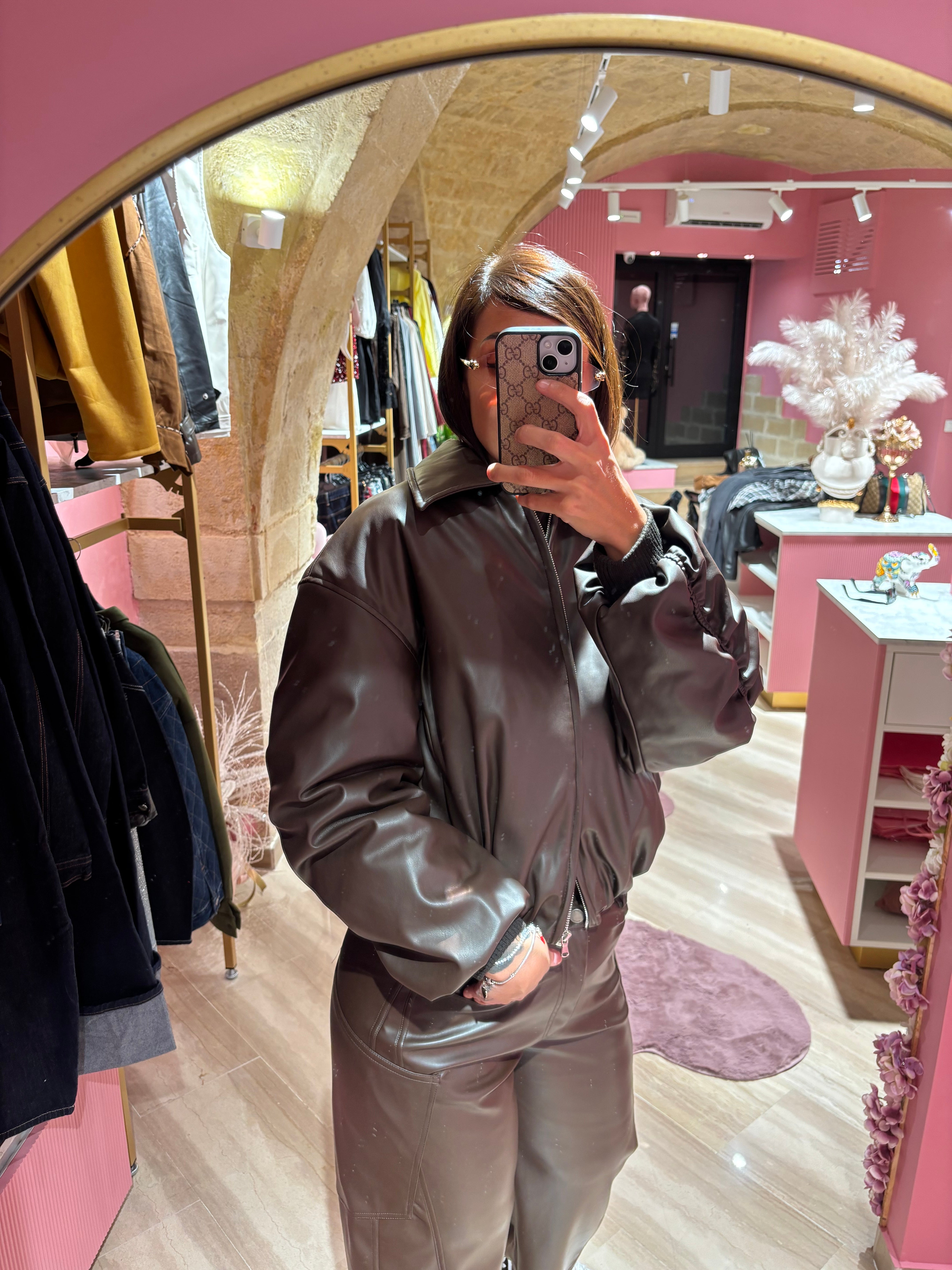 Coordinato in ecopelle lumina