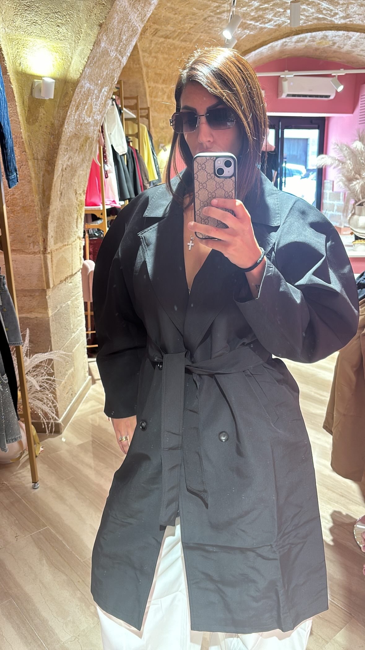 GIACCA LUNGA TOP QUALITY MOCHY NERA