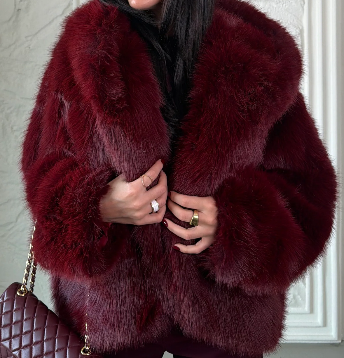 Pelliccia bordeux