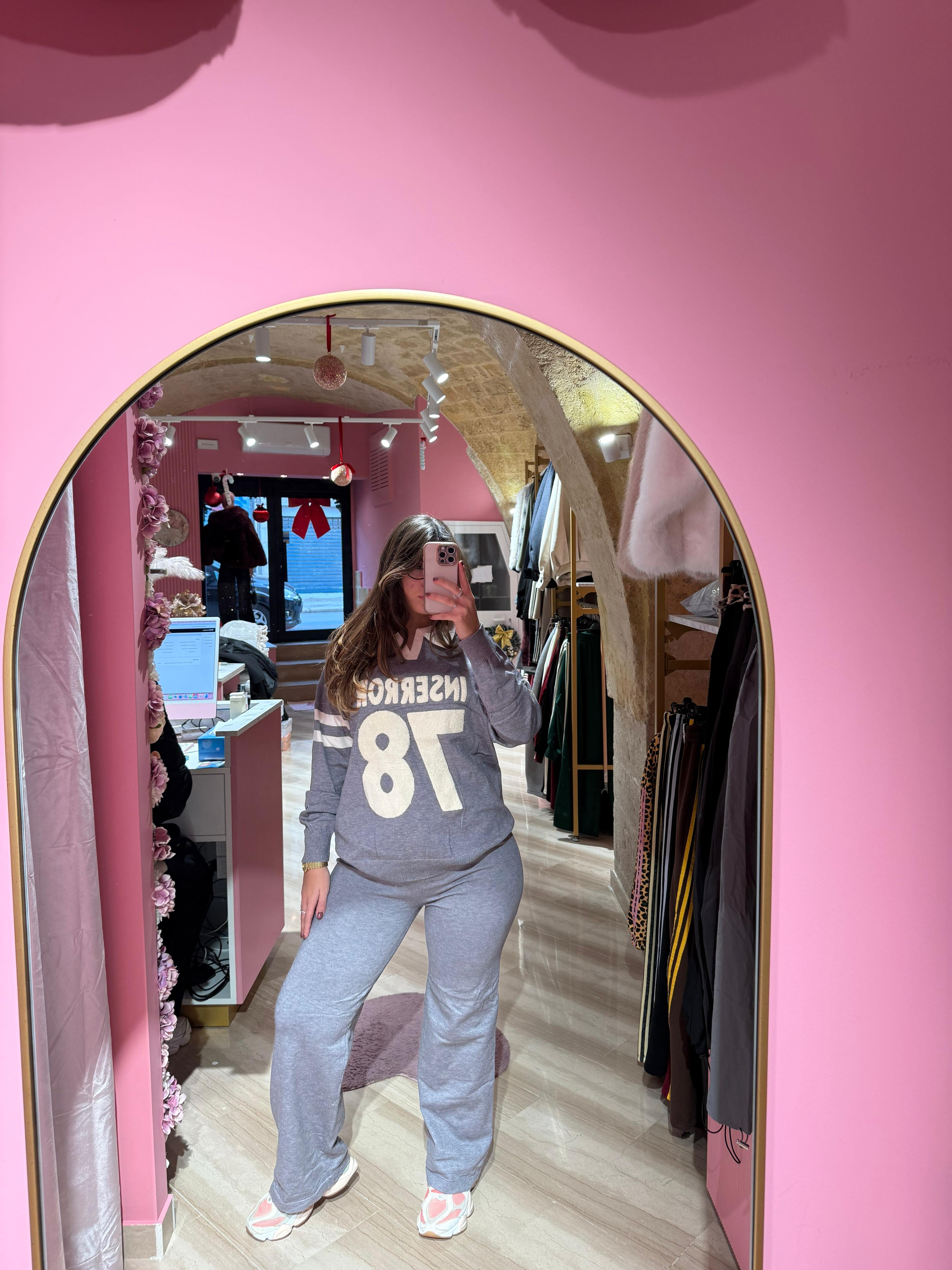 Coordinato lana rasata