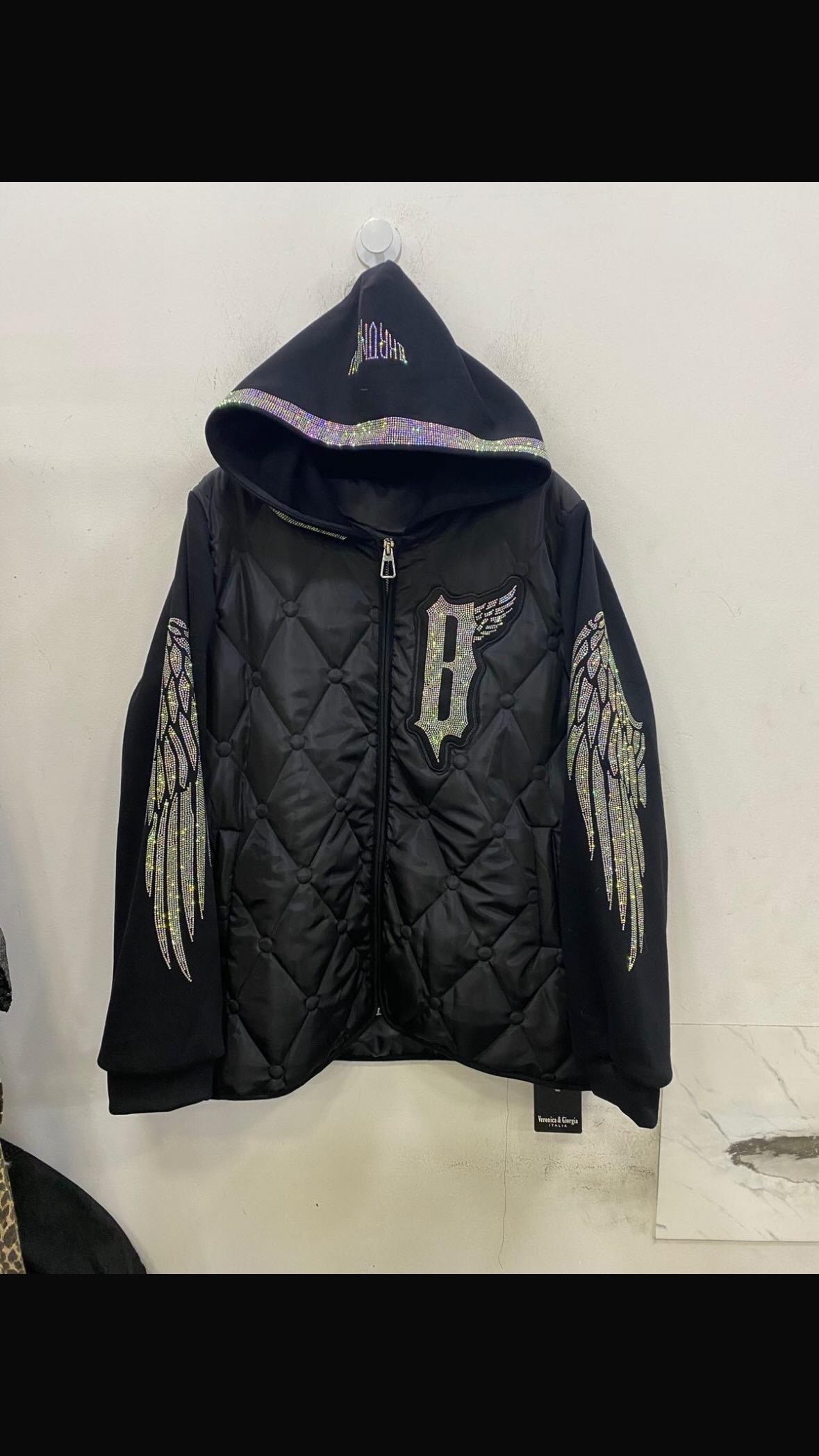 Bomber ali Swarovski