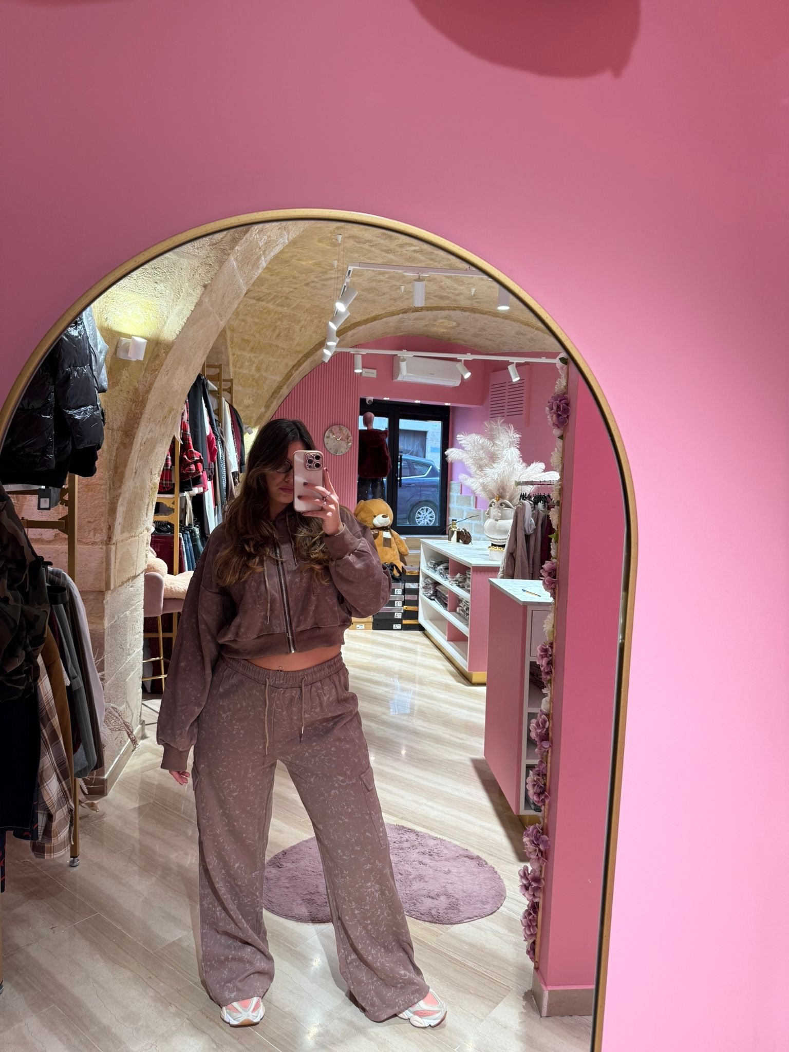 Coordinato di tuta sfumato