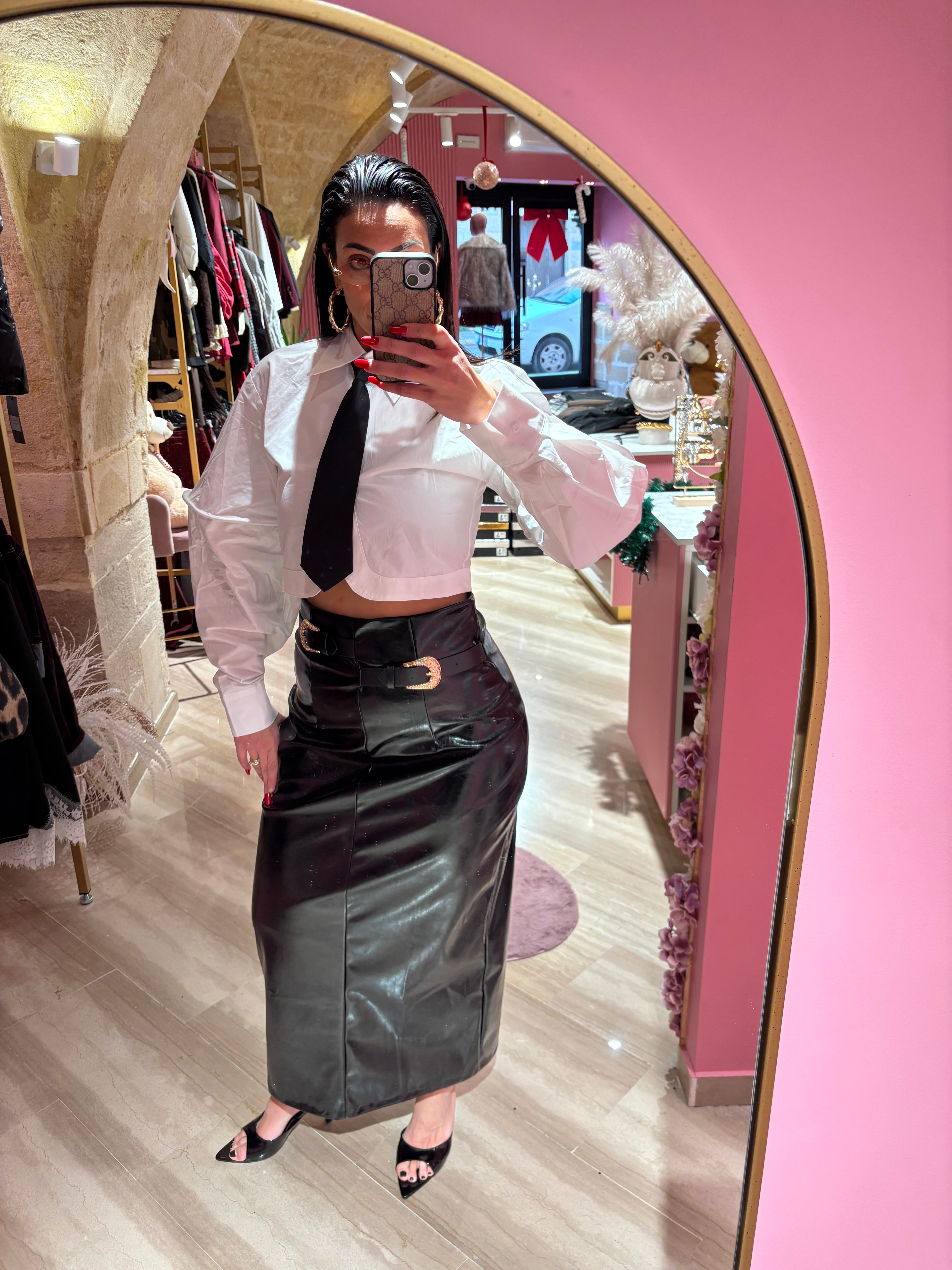 Camicia con cravattino