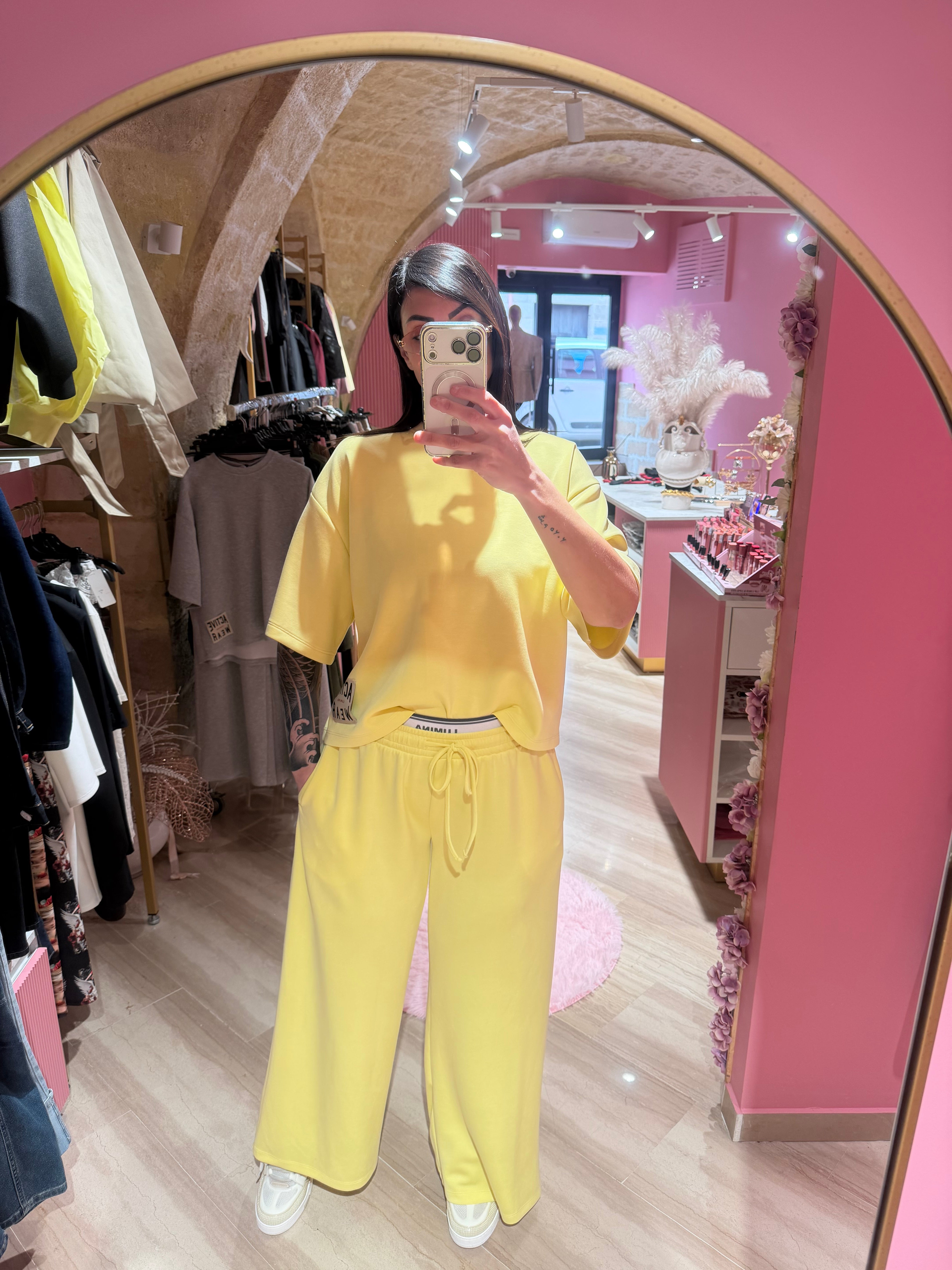 Coordinato lumina giallo