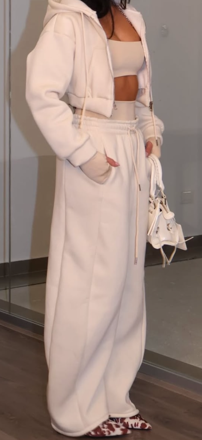 coordinato tuta tre pezzi