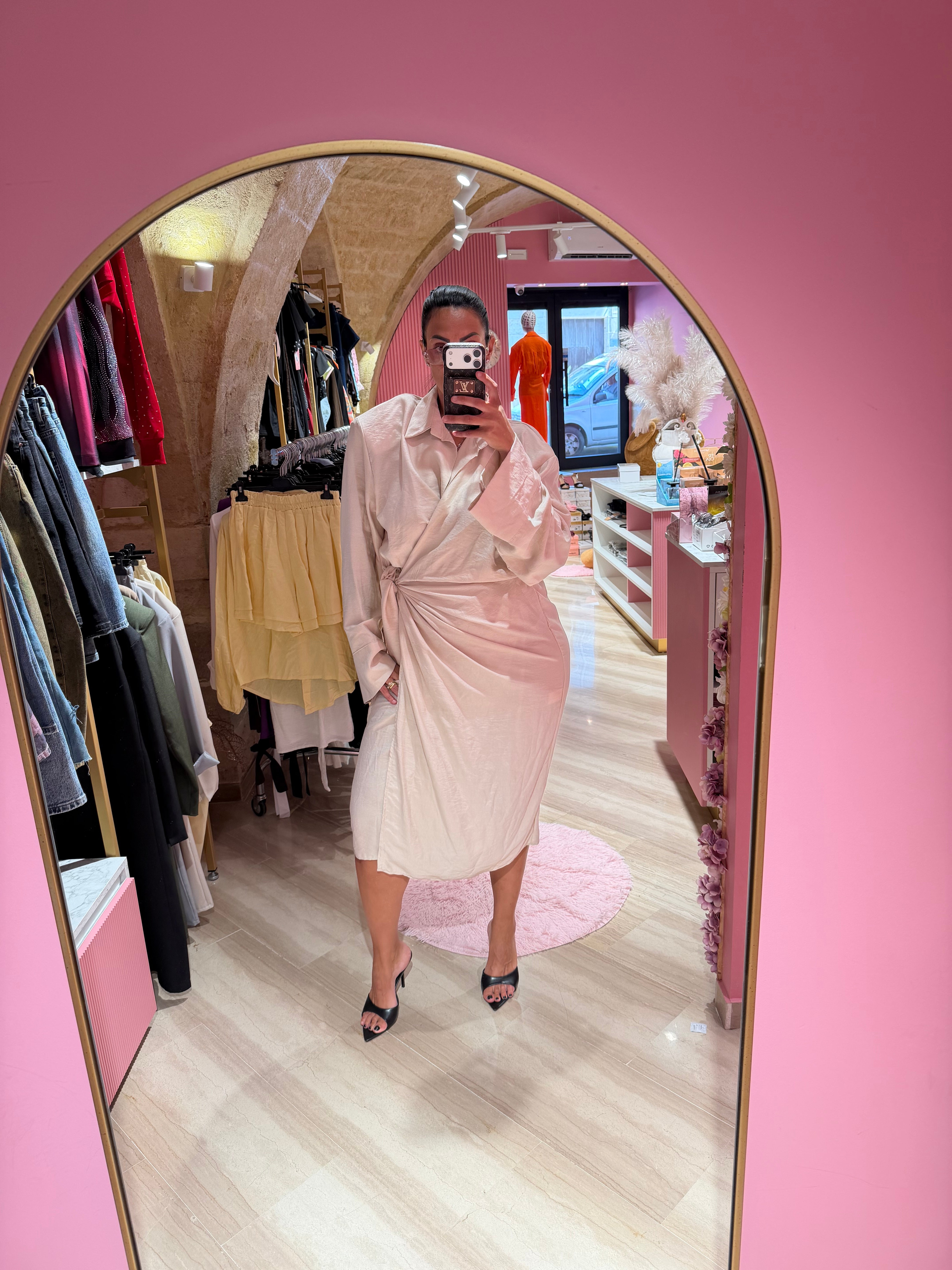 Abito lino curvy