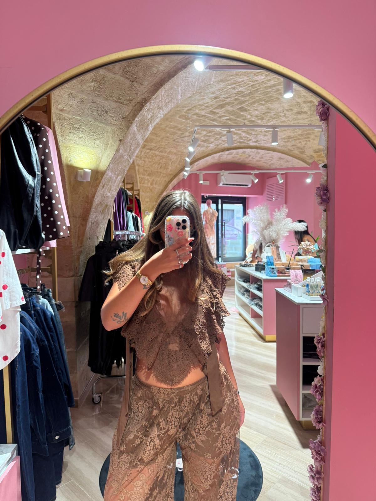 Coordinato pizzo mochy
