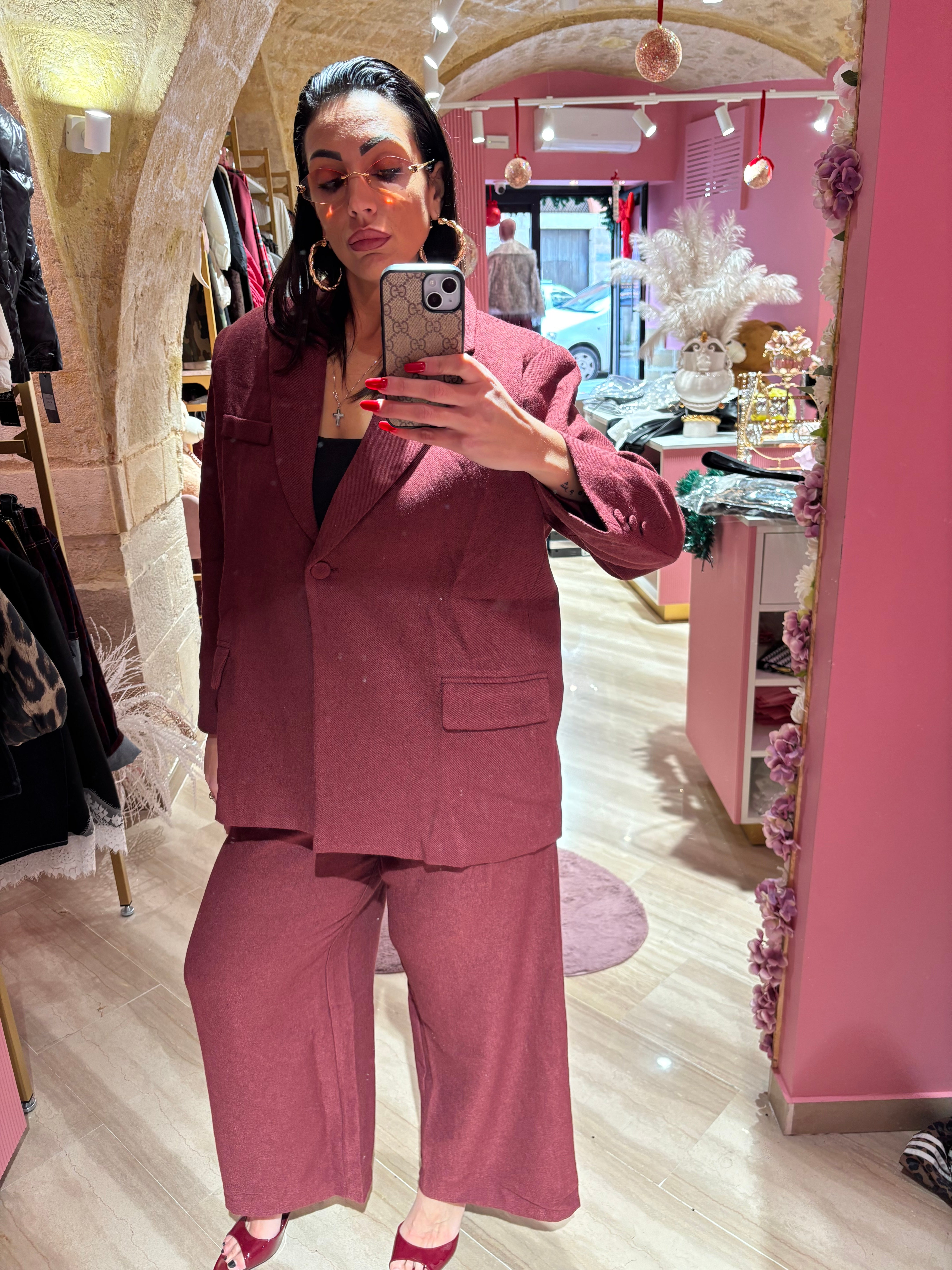 Tailleur bordeux by mochy