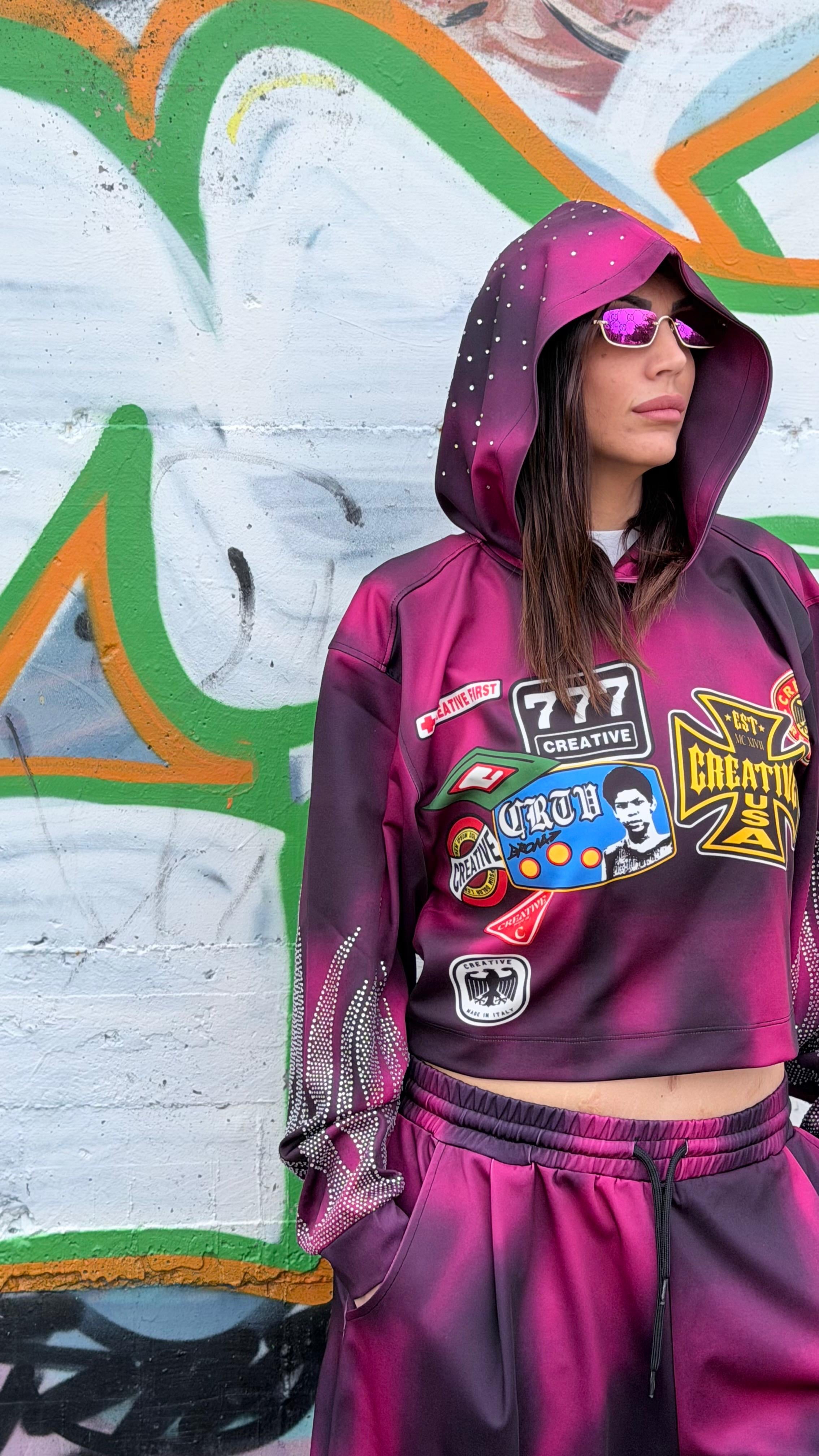 Coordinato creative violet