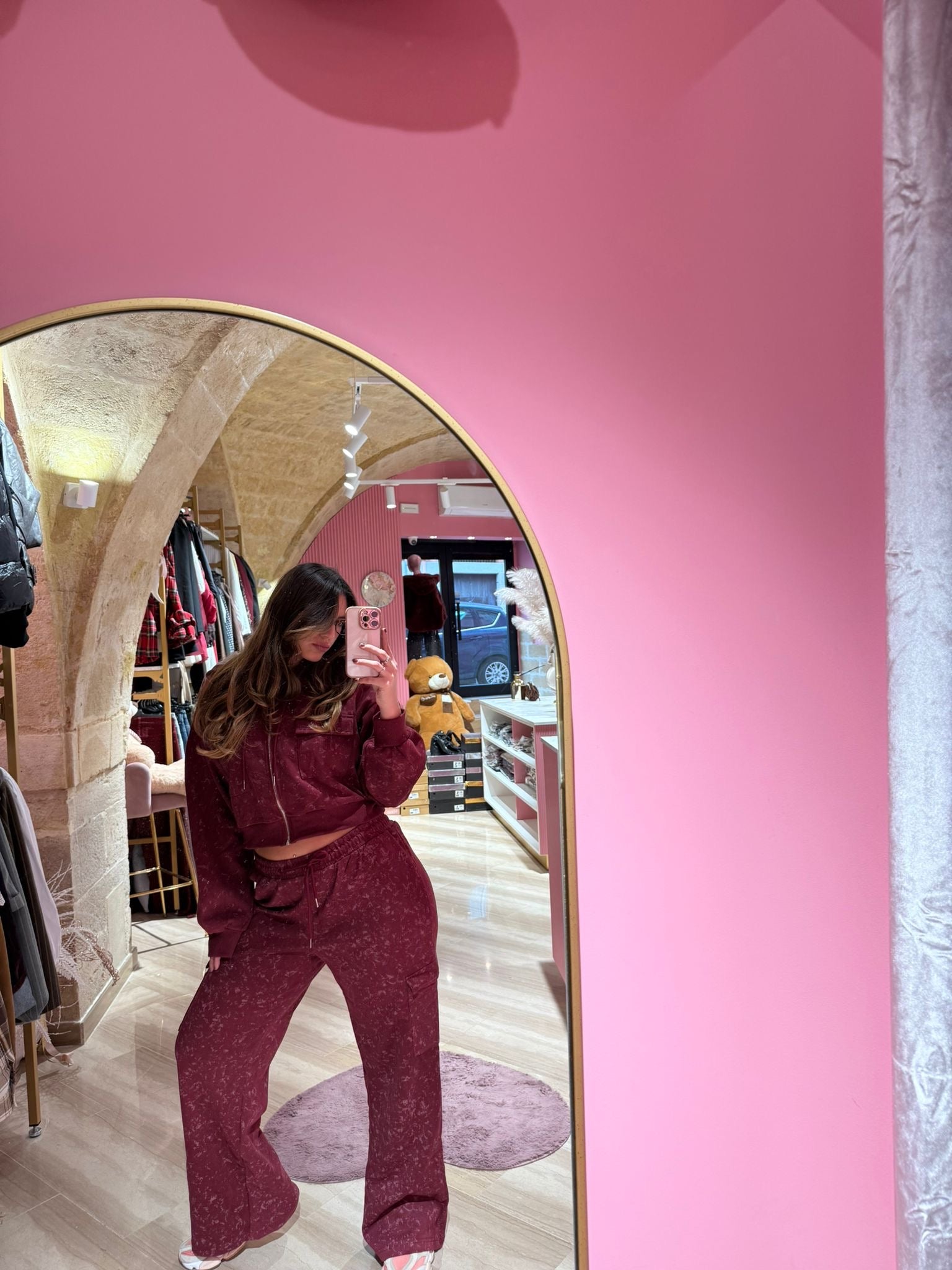 Coordinato di tuta sfumato