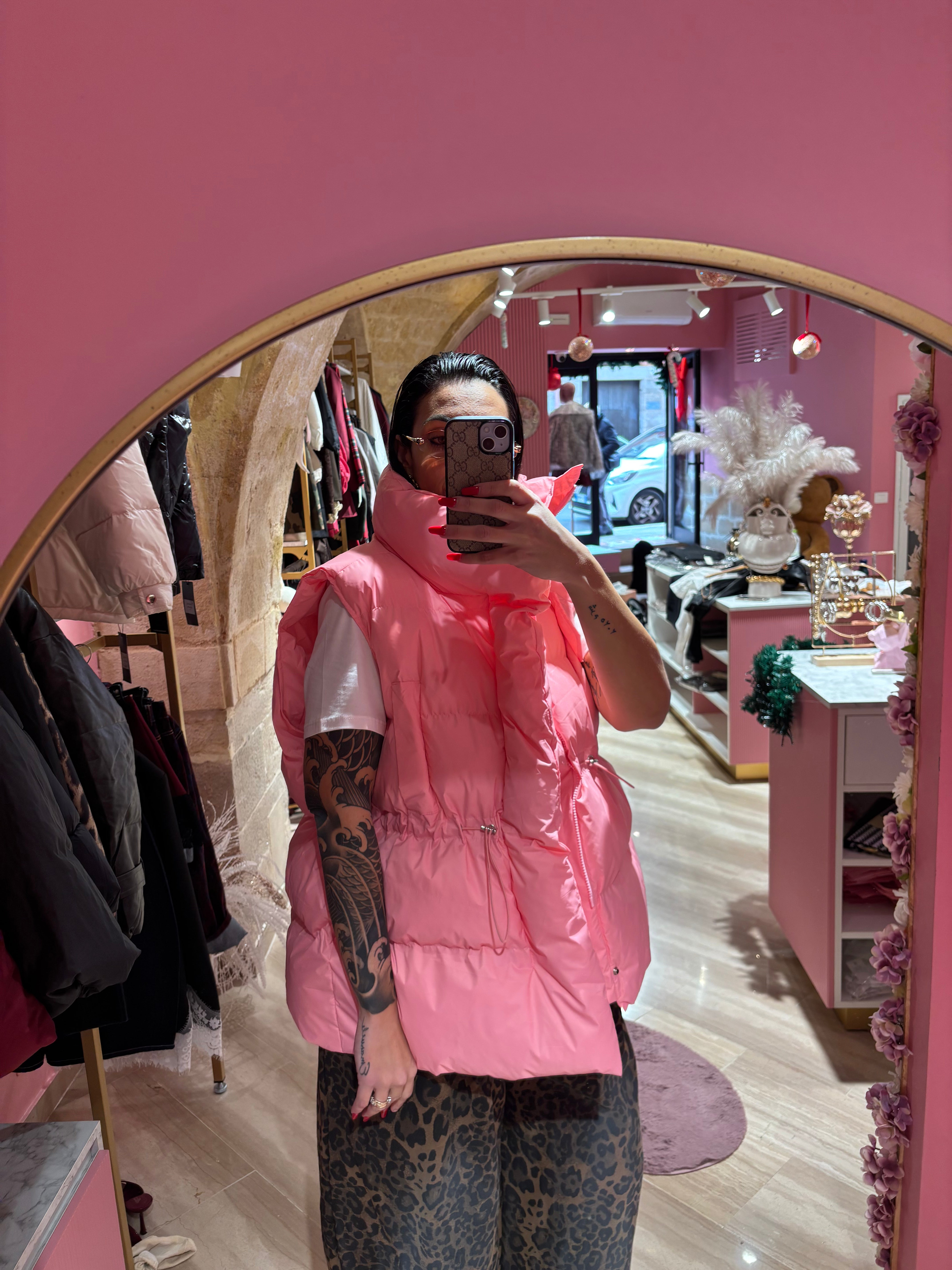 SMANICATO ROSA IMBOTTITO