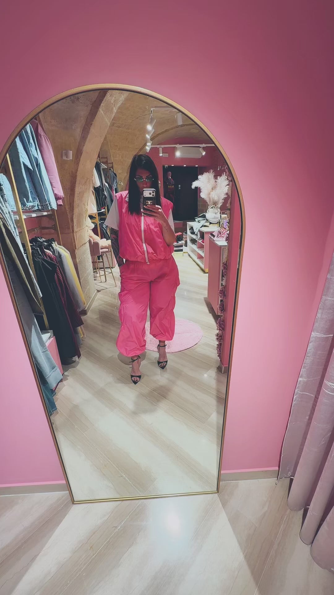 Carica video: Coordinato lumina pink